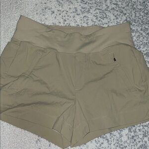 Athleta High Waist Tan Shorts